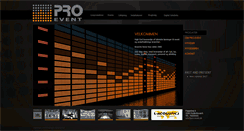 Desktop Screenshot of pro-event.dk